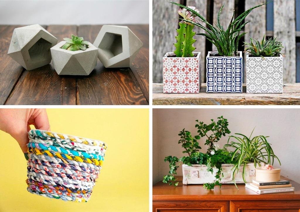 Comment fabriquer des pots de fleurs de ses propres mains ? 9 ateliers