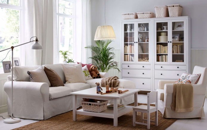 Salon clair IKEA