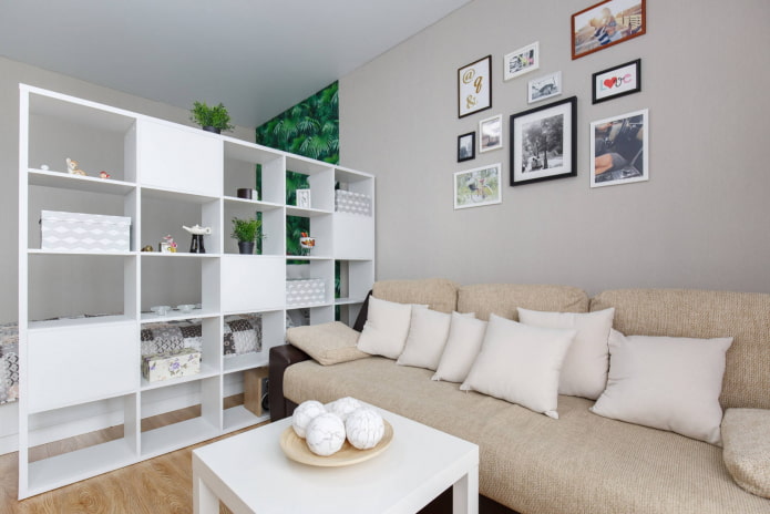 zonage avec étagères Ikea