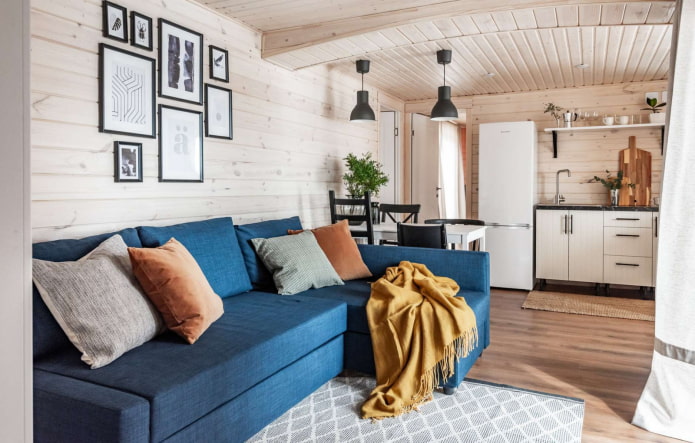 intérieur de datcha moderne