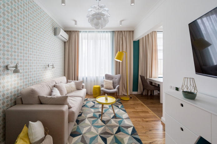 Aménagement du hall de l'appartement Khrouchtchev