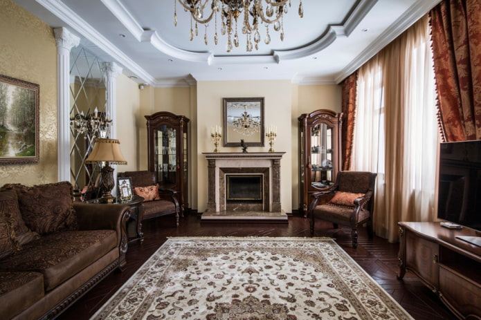 Design de salon de style classique