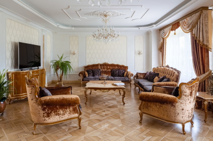 meubles de salon de style classique