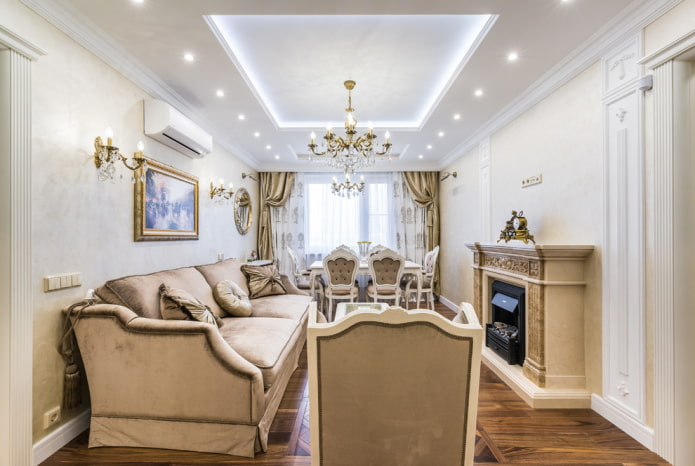 Salon design classique