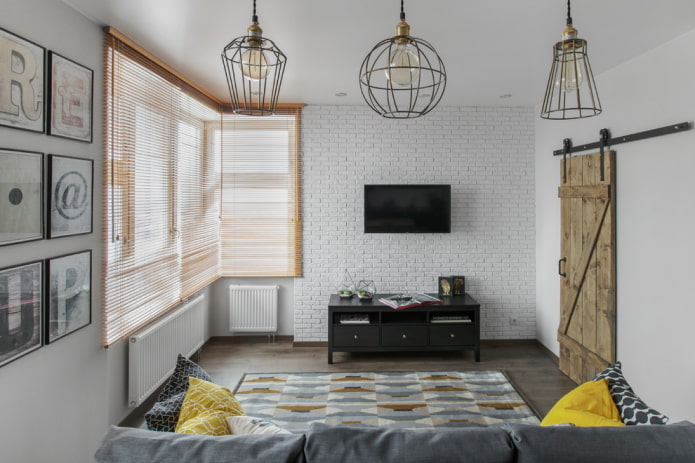 Intérieur lumineux aux détails lumineux