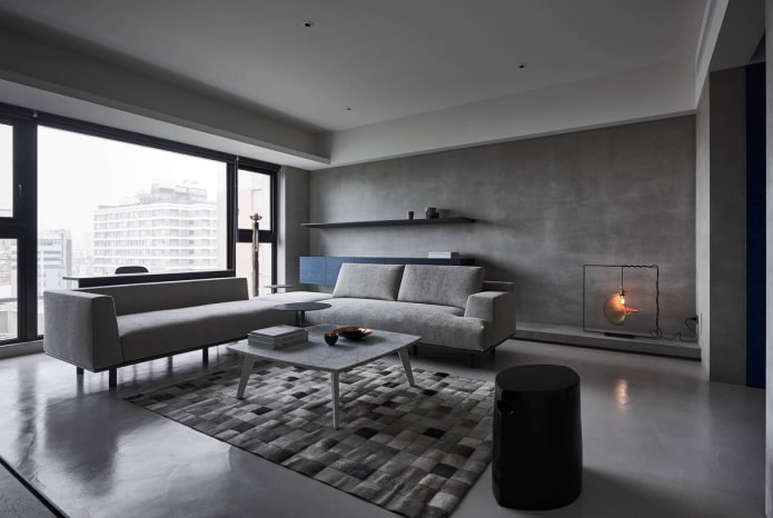 Couleurs du salon minimaliste