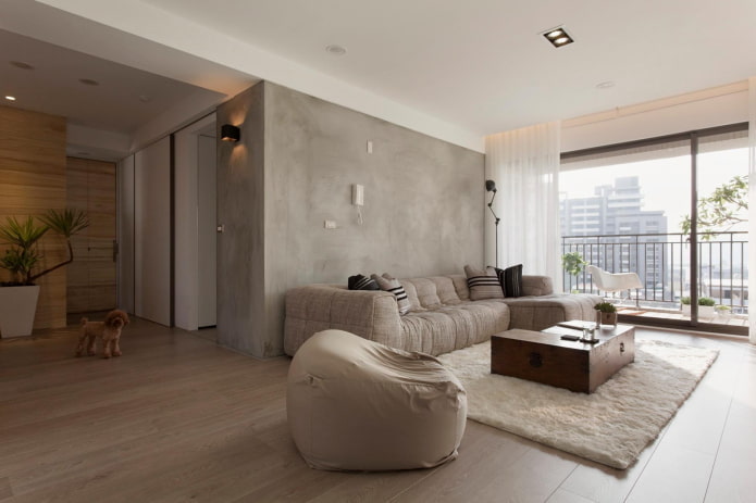 Couleurs du salon minimaliste