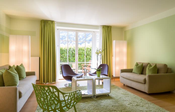 Vert clair à l'intérieur