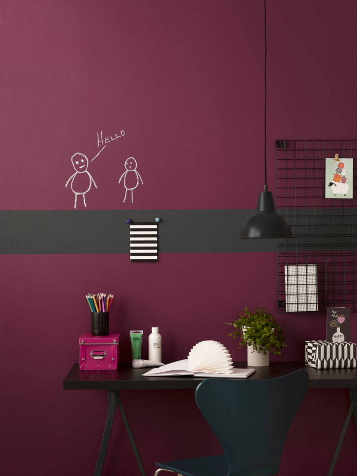 peinture tableau bordeaux