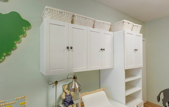 Paniers pour ranger les jouets de la chambre de bébé