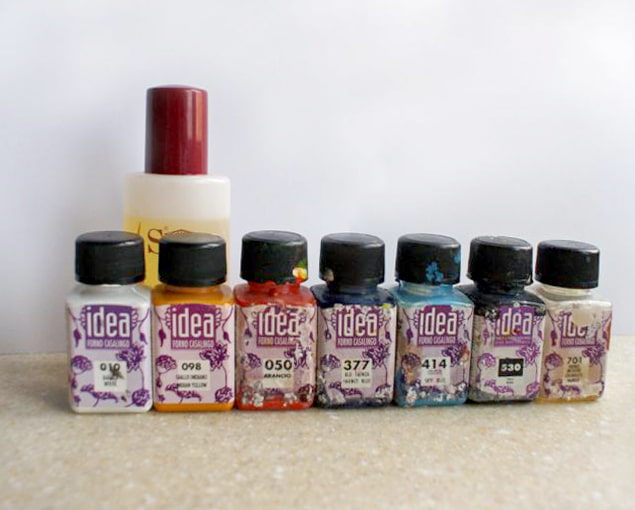Peintures cuites