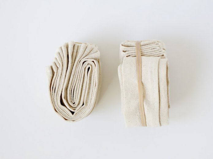 Serviettes pliées