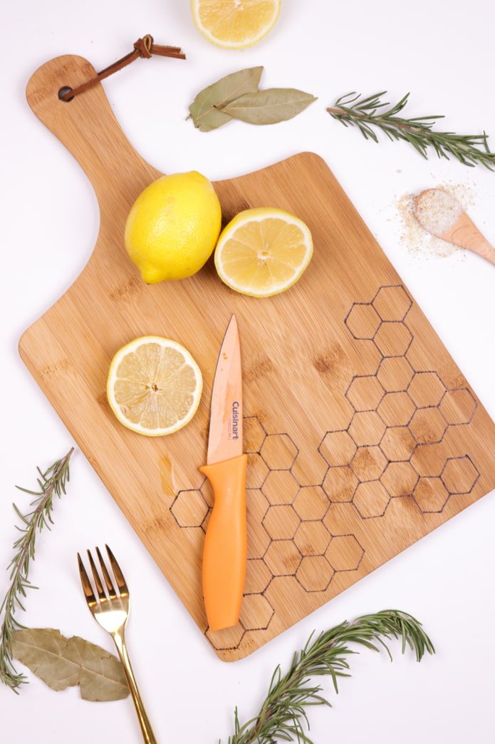 Décor de planche à découper