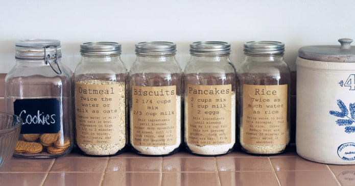 Étiquettes de cuisine