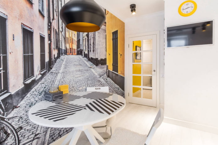 Papier peint photo dans la cuisine