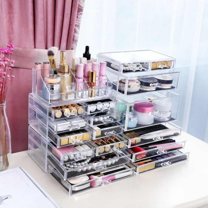 Organisateur pour cosmétiques