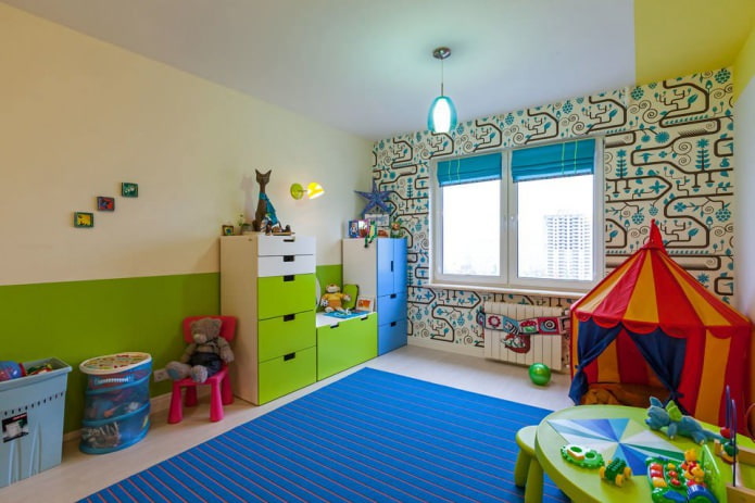 papier peint pour une chambre de garçon