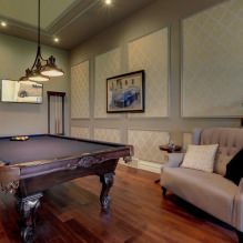 Intérieur de la salle de billard dans la maison : règles de conception, photo-4