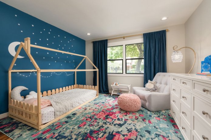 conception de chambre élégante pour une fille
