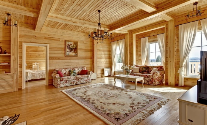 maison en rondins de style russe 