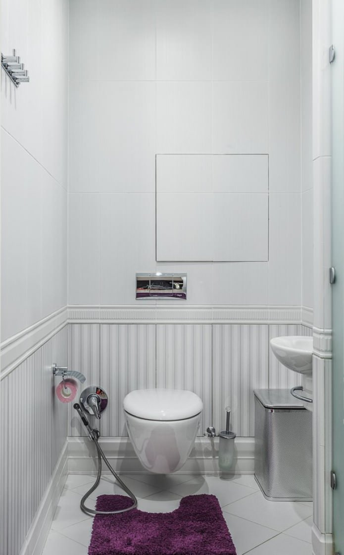 Salle de bain dans les tons blancs