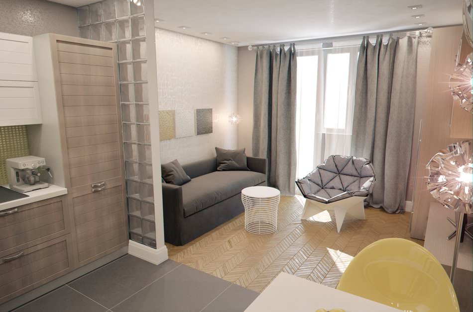 Aménagement d'un studio de 28 m².