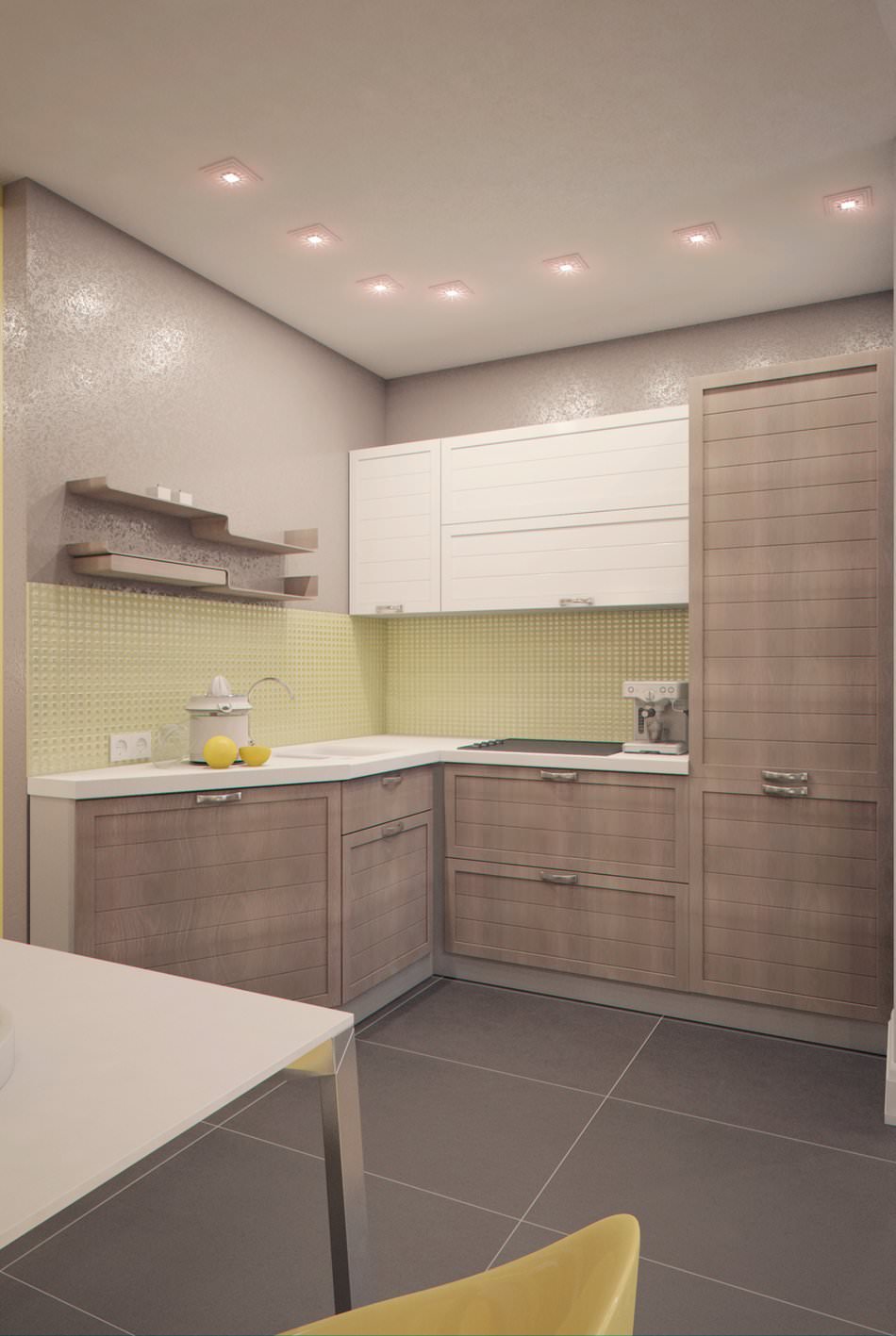 intérieur d'un petit studio de 28 m².