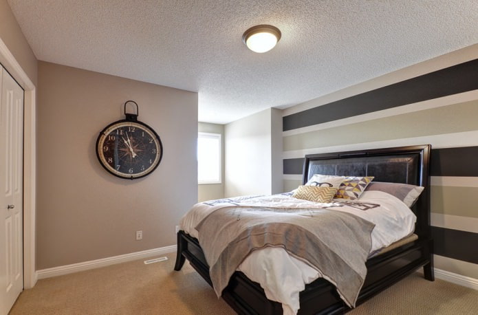 Chambre dans les tons marron