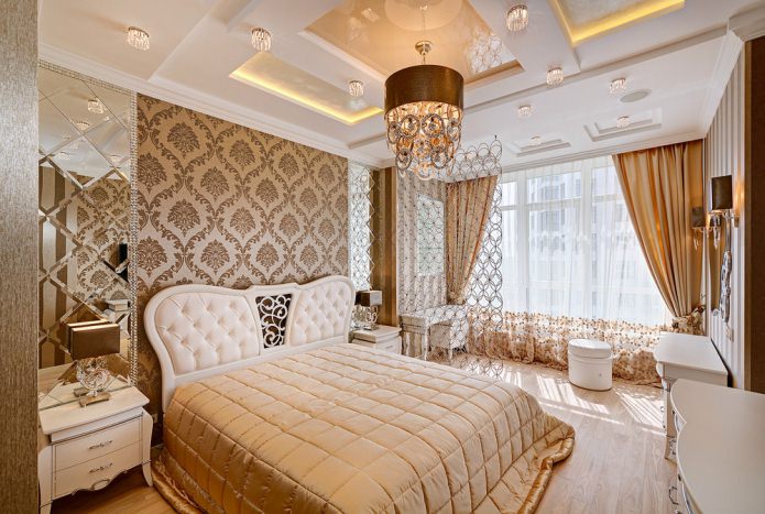 intérieur de chambre de style classique