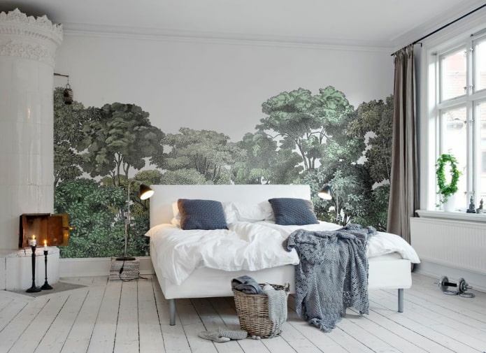 white floor