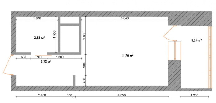 aménagement du studio 18 m².