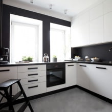 Intérieur noir et blanc : caractéristiques de conception, 60 photos-5