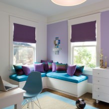 Intérieur aux tons violets : combinaisons, revue par pièce, 70 photos-1