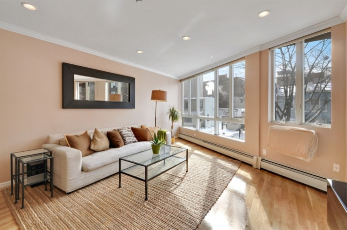 peach walls