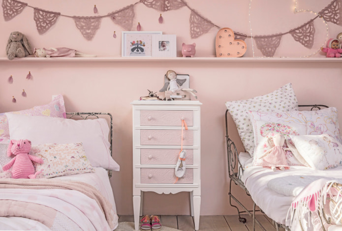 chambre d'enfant shabby chic