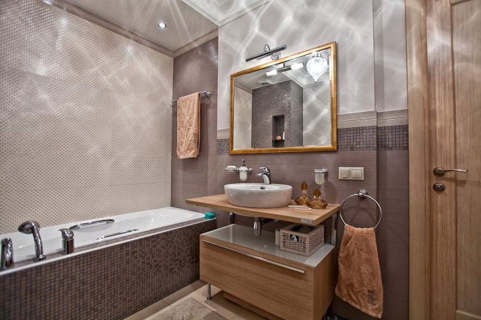 Intérieur de salle de bain dans un style moderne 