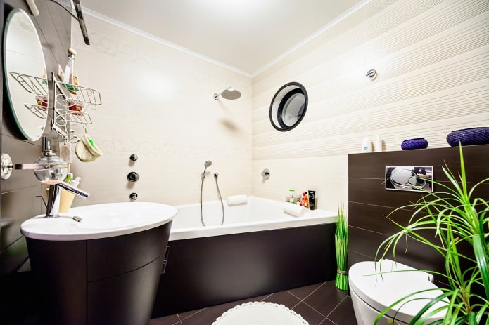 Intérieur de salle de bain dans un style moderne 
