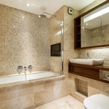 Intérieur de salle de bain de style moderne : 60 meilleures photos et idées de design-5