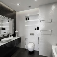 Intérieur de salle de bain de style moderne : 60 meilleures photos et idées de design - 9