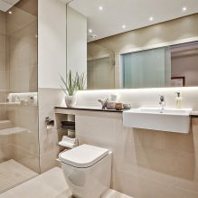 Intérieur de salle de bain de style moderne : 60 meilleures photos et idées de design - 8