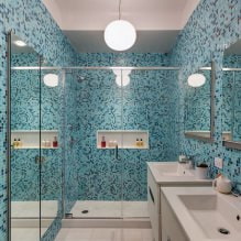 Intérieur de salle de bain de style moderne : 60 meilleures photos et idées de design-7