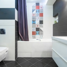 Intérieur de salle de bain de style moderne : 60 meilleures photos et idées de design-4