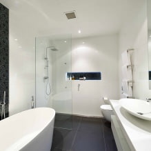 Intérieur de salle de bain de style moderne : 60 meilleures photos et idées de design - 10