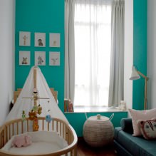 Turquoise : les meilleures combinaisons à l'intérieur -4
