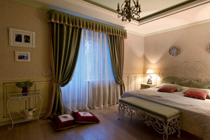 chambre à coucher à l'italienne