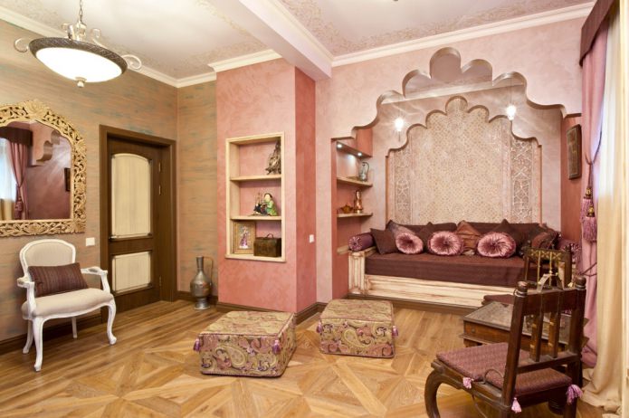 décoration de salon à l'italienne