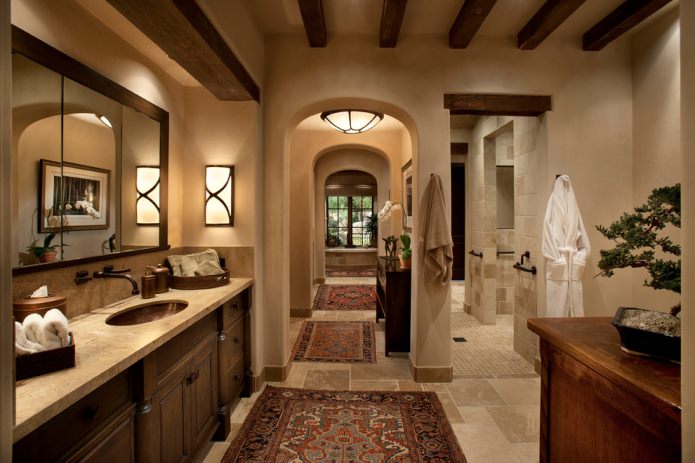 Style italien dans la salle de bain