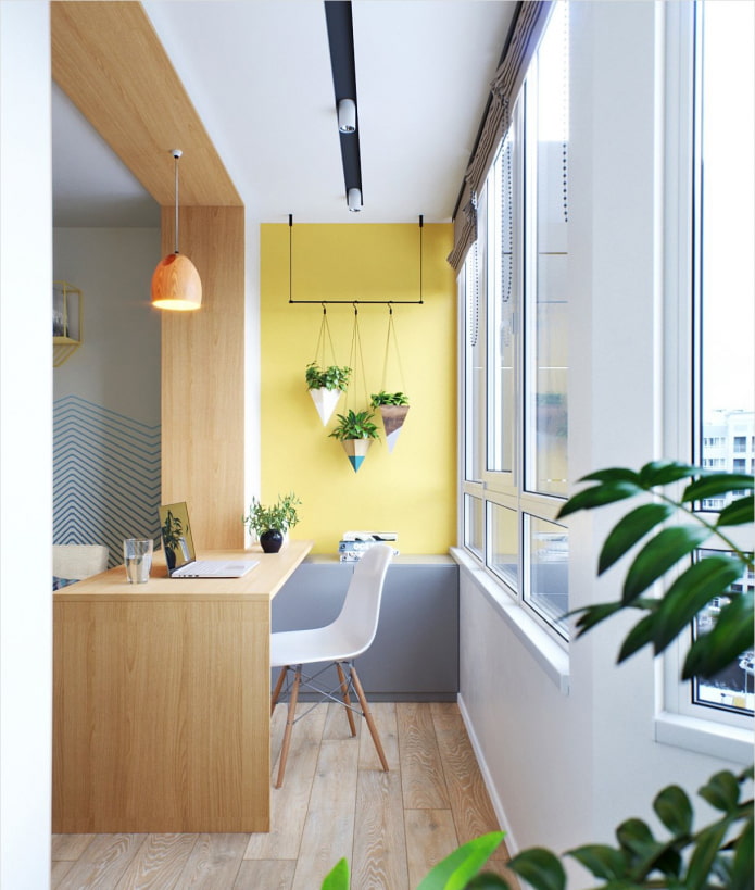 Balcon de style moderne