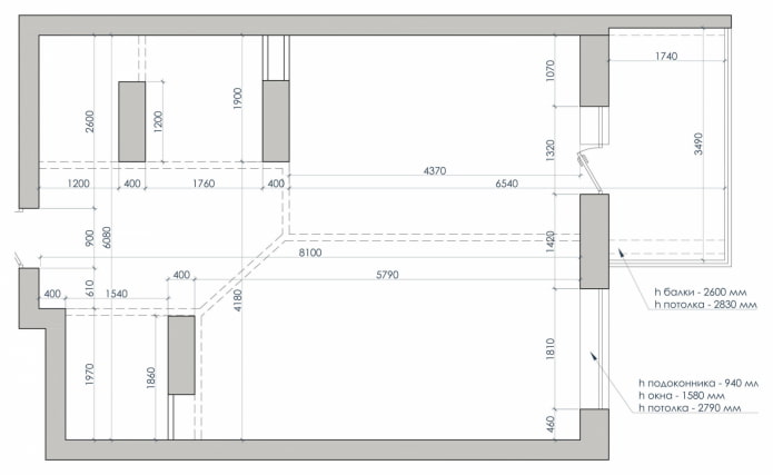 Aménagement avant rénovation