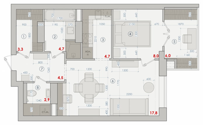 Appartement après rénovation